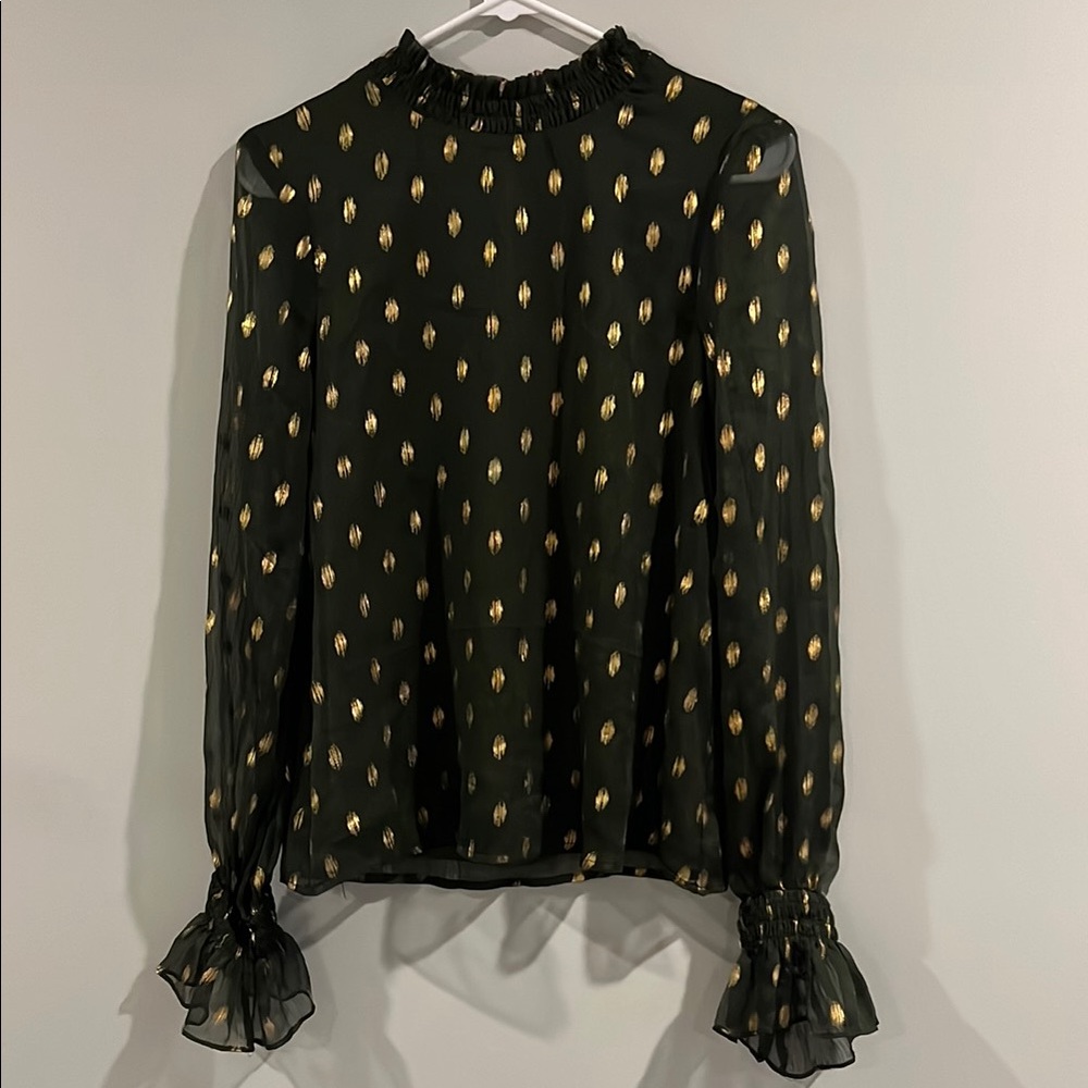 Endless Rose Green Celeste Blouse, Size XS (NWT)